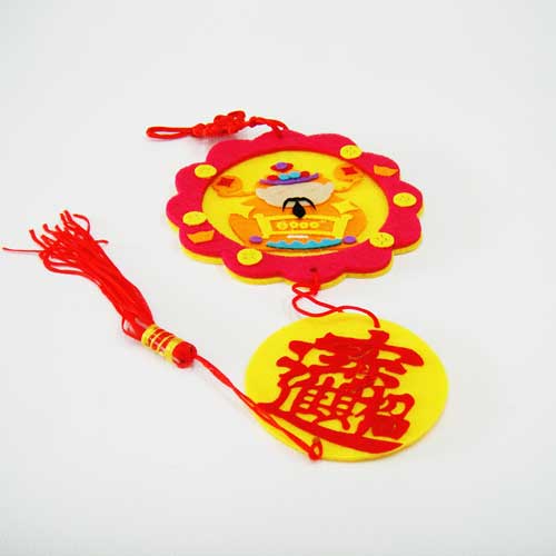 不織布財神吊飾